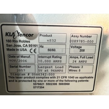 KLA-Tencor es32 E-Beam Wafer Inspection System
